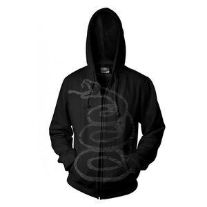 Metallica Unisex Adult Black Album Burnished Full Zip Hoodie / Black